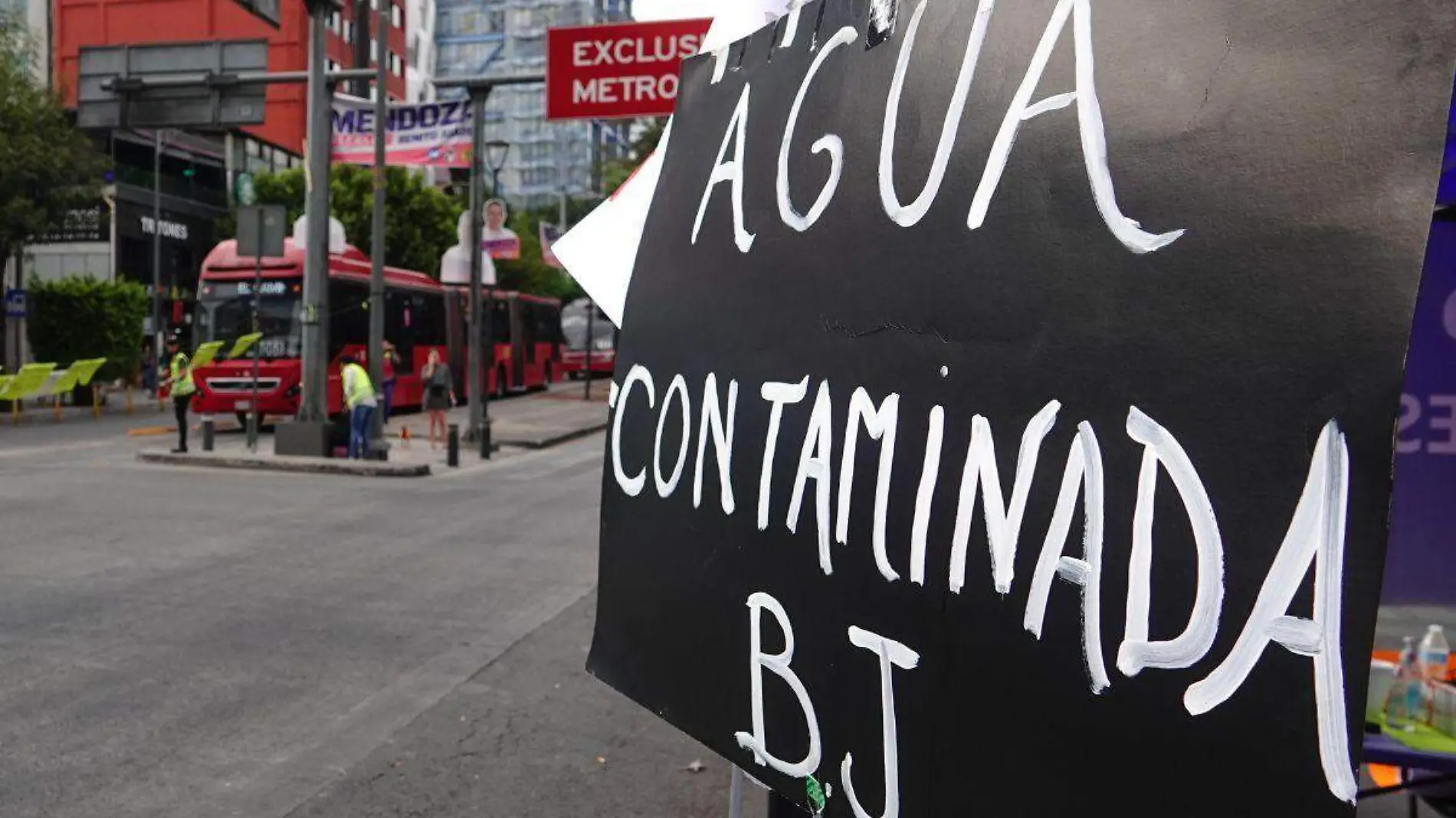 Agua contaminada- Benito Juárez-CDMX